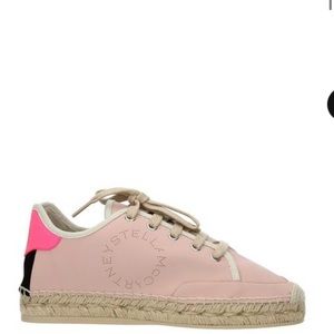 Stella mccartney pink eco leather sneakers size 37